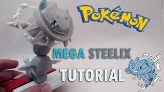 How to Make Mega Steelix Tutorial Pokemon en Porcelana fría  Cold Porcelain  Polymer clay [upl. by Lertsek]