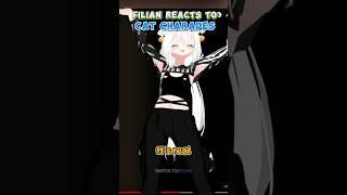 She react to Catfilian vtuber vtuberclips twitch twitchclips twitchfails nyanya shorts vr [upl. by Meerek186]