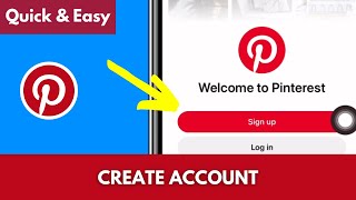 How to CREATE an ACCOUNT on Pinterest [upl. by Krucik]