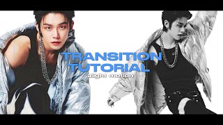 Aesthetic Transition Tutorial Alight Motion [upl. by Holmann227]