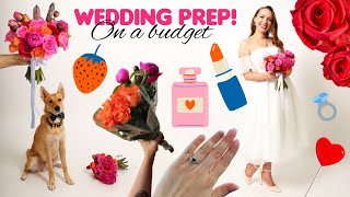 Preparing for our small wedding on a budget🍓 Dress diy flowers nails make up and more 🕊️ [upl. by Almira796]