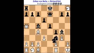 Richard Reti Vs Zoltan von bala Richard Reti best gamesall chess gamechess richardreti tal [upl. by Eramal]