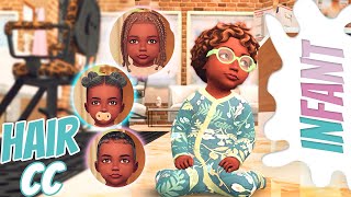 🍼NEW Sims 4 INFANT CC HAIR  Links [upl. by Ojillib443]