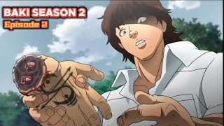 BAKI SEASON 2  Pertemuan pertama Hanma Baki Dengan spek  Episode 2 [upl. by Ynahirb]