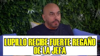 LUPILLO RECIBE FUERTE REGAÑO DE LA JEFA LA CASA DE LOS FAMOSOS 4 EN VIVO [upl. by Mita]