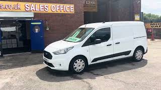 FORD CONNECT LWB L2 202121 REG EX BT SKY VANS WWWJSVANSCOUK 0161 432 3679 [upl. by Aroel]