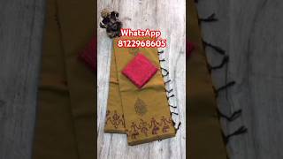 mgfashion subscribe our YouTube channel ✨ Rs799Smixcotton madrassarees blackprint sarees [upl. by Ahseya]