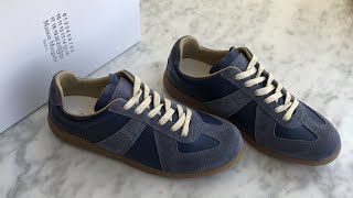 MAISON MARGIELA REPLICA SNEAKERS on feet review [upl. by Ahsytal]