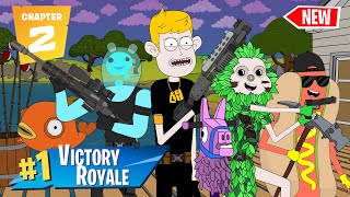 First Time Playing Fortnite Chapter 2 Fortnite Animation [upl. by Tollmann]