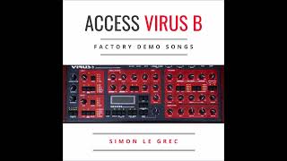 Access Virus B  Factory Demo Songs [upl. by Eloc]