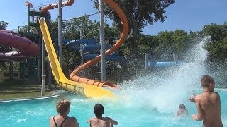 Zipping Down the Water Slide at Palatinus [upl. by Nanreik]