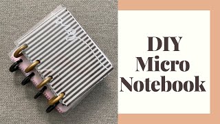 DIY Micro Notes with Journaling Cards  Happy Planner Inspired DIY [upl. by Haronid]