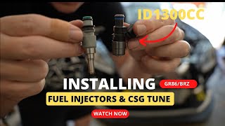 Fuel injector install Turbo GR86 [upl. by Allicsirp]