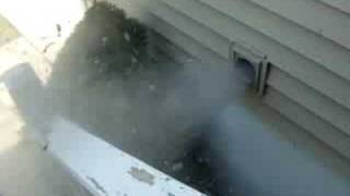 Dryer vent  200mph leaf blower [upl. by Harehs]