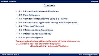 Statistics 41 Introduction to Inferential Statistics [upl. by Nailluj477]