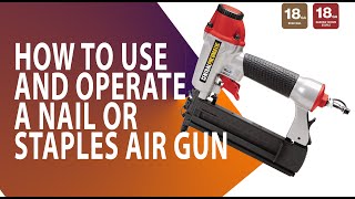 How to use and Load and Nail or Staple Gun [upl. by Dalury]