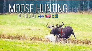 NH Hirvijahti  Sonnin kaato  Hunt of a giant bull Moose  2021 [upl. by Oinotnaocram]