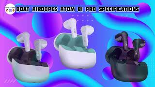 Boat Airdopes Atom 81 Pro TWS  Best TWS Under 1200 In 2024  Boat Atom 81 TWS Pro Review Hmp Store [upl. by Hennie]