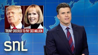 Weekend Update Trump Ordered to Pay 83 Million DeSantis Endorses Trump  SNL [upl. by Biegel]