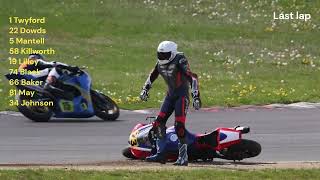 Race 4 Sunday 7th May MRO Minitwins amp Rookie Minitwins Snetterton Bemsee Motorcycle races [upl. by Peggie159]