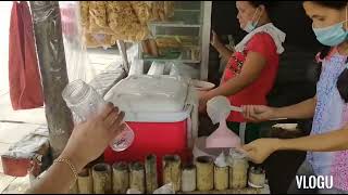 When in PampanggaMasarap na affordable na MeriendaBuko JuiceLumpiang TogeTuronyummy [upl. by Namso]