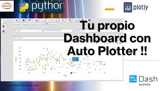 Tu propio Dash Board con Python usando Autoplotter  Mando de control para graficos plotly y tablas [upl. by Zelde]