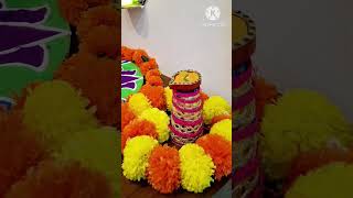 diwalispecial diy shubhlabhhanging shorts festivaldecoration homeentrance decorationideas [upl. by Necila53]