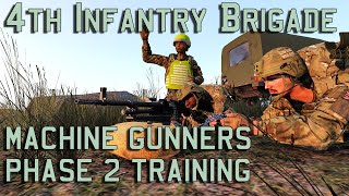 4th Infantry Brigade  Machine Gunners Course  Phase 2 Training  Arma 3 Milsim [upl. by Orapma]