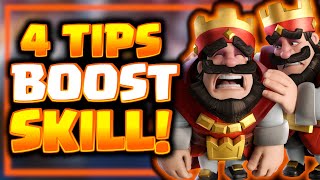 4 Tips To Boost SKILL In Clash Royale For Beginners Guide [upl. by Fitz]