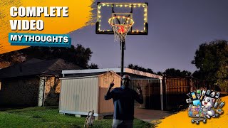 ED Light Basketball Hoop Review Perfect for Outdoor Games [upl. by Natale]