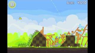 Angry Birds Seasons Easter Eggs Level 22 117 Walkthrough 3 Star [upl. by Pearlman537]