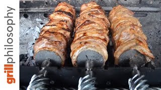 Greek homemade gyros  Grill philosophy [upl. by Acirahs]