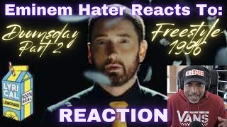 EMINEM HATER REACTS Doomsday Pt2  Eminem vs Kuniva Freestyle  The Hip Hop Shop 1996 REACTION [upl. by Annam786]