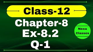 Class 12 Ex 82 Q1 Math  Chapter8 Class12 Math  Application of Integrals  Ex 82 Q1 Class 12 Math [upl. by Eicarg813]