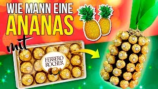 DIY Ananas GEMACHT von SCHOKOLADE und WEIN  EINFACH Christmas DECOR [upl. by Vincent147]