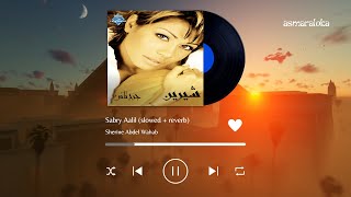 sherine  sabry aalil  صبري قليل original slowed  reverb [upl. by Regnig598]