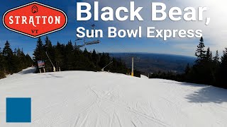 Stratton Mountain  Black Bear to Sun Bowl Express [upl. by Odraleba456]