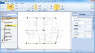 Tutoriel Vidéo Edificius  Dessiner les Poutres avec la reconnaissance à partir du DXFDWG [upl. by Everara]