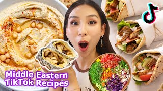 I Tried Viral Middle Eastern TikTok Recipes 🌯 [upl. by Bethel]