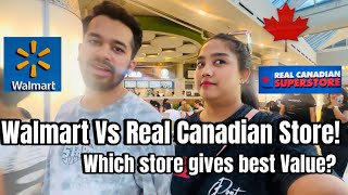 Walmart vs Real Canadian Store  Shopping Vlog  Vancouver Canada 🇨🇦 Best Saving [upl. by Eeliram164]