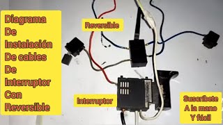 Instalación de cableado al interruptor con cajita de cambios de taladro [upl. by Icat]