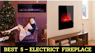 TOP 5 Best Electric Fireplace 2024 [upl. by Arved678]