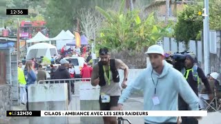 Grand Raid 2024 Les premiers raideurs débarquent au petit matin à Cilaos [upl. by Aileek966]