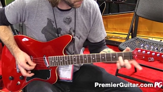 NAMM 17  PureSalem Guitars Mendiola Demo [upl. by Tonia632]