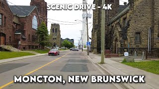 🚗 Touring Moncton New Brunswick in 4K 🌆 [upl. by Ailet423]