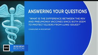 Whats the difference between RSV and pneumonia vaccines Dr Mallika Marshall answers your question [upl. by Kezer125]