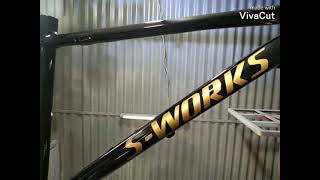 REPAINT MOUNTAIN BIKE TRINX GAWIN NATING SWORKS SPECIALIZED [upl. by Assilram]