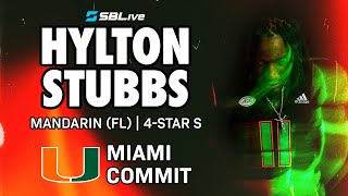 HYLTON STUBBS SETS OFF FIRE WORKS IN 305 WITH COMMITMENT TO MIAMI ON 4TH OF JULY 🏈 [upl. by Woodall]