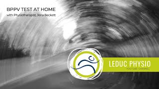 BPPV Treatment at Home with Leduc Physio [upl. by Izawa]