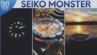 In Depth Watch Review  Seiko Monster 1st Gen [upl. by Cirtemed]